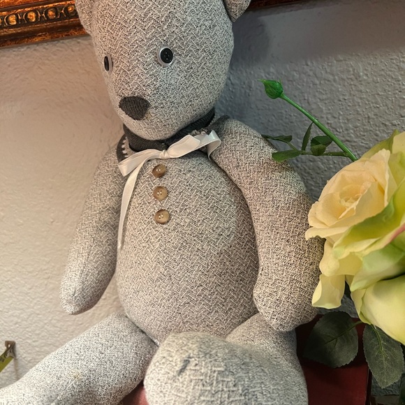 Teddy Bear Gray  Large 20" plush Personalized “ Lilly - Picture 4 of 9